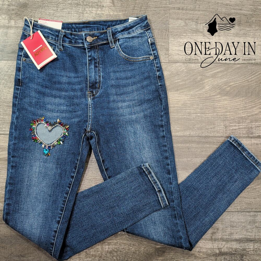 Ad'Oro Skinny Ankle Jeans Size L